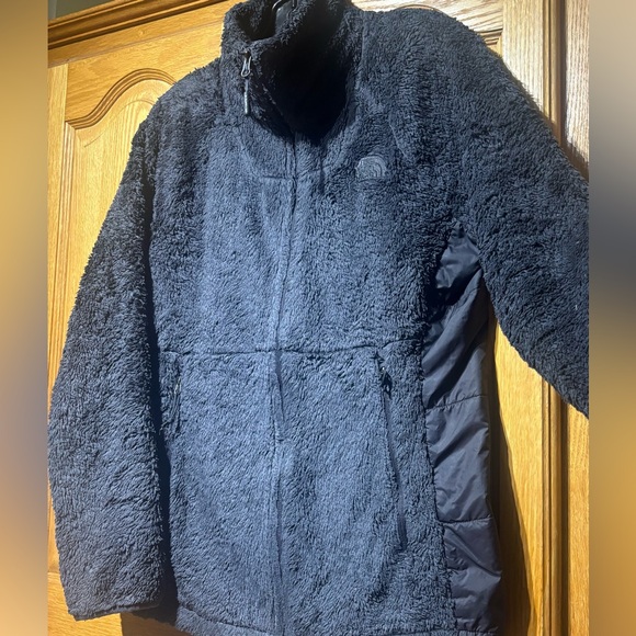 The North Face Women's Deep Dark Blue Full-Zip Fleece Sweater Medium EUC - Picture 3 of 7